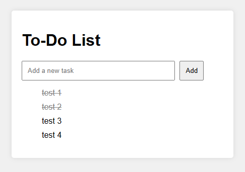 Simple To-Do List Using HTML, CSS & JavaScript